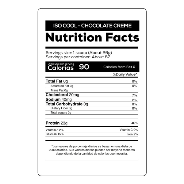 ISO COOL 5 LB CHOCOLATE - Imagen 2