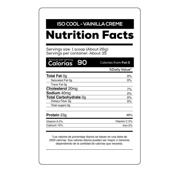 ISO COOL 5 LB VAINILLA - Imagen 2