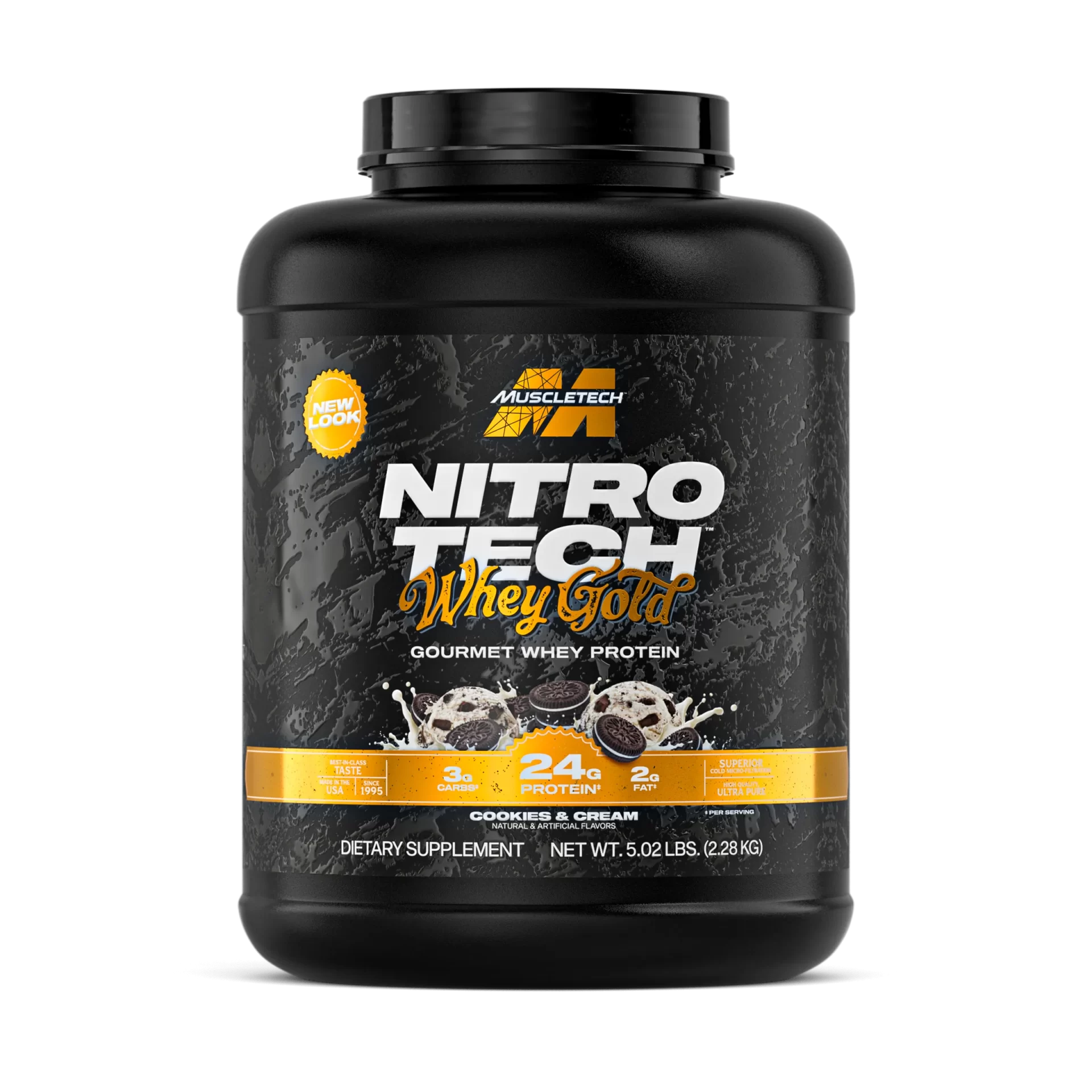 NITROTECH WHEY GOLD COOKIES&CREAM - 5 LB