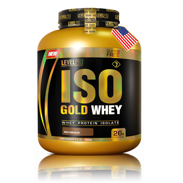 LEVEL PRO ISO GOLD WHEY CHOCOLATE – 6.6 LBS