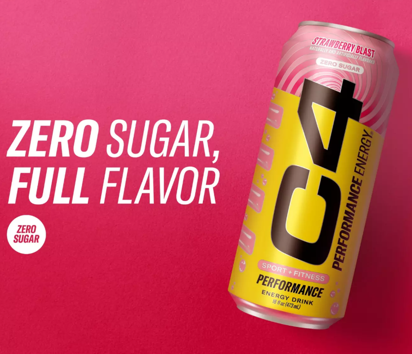 C4 ENERGY DRINK 473 ML STRAWBERRY - Imagen 3