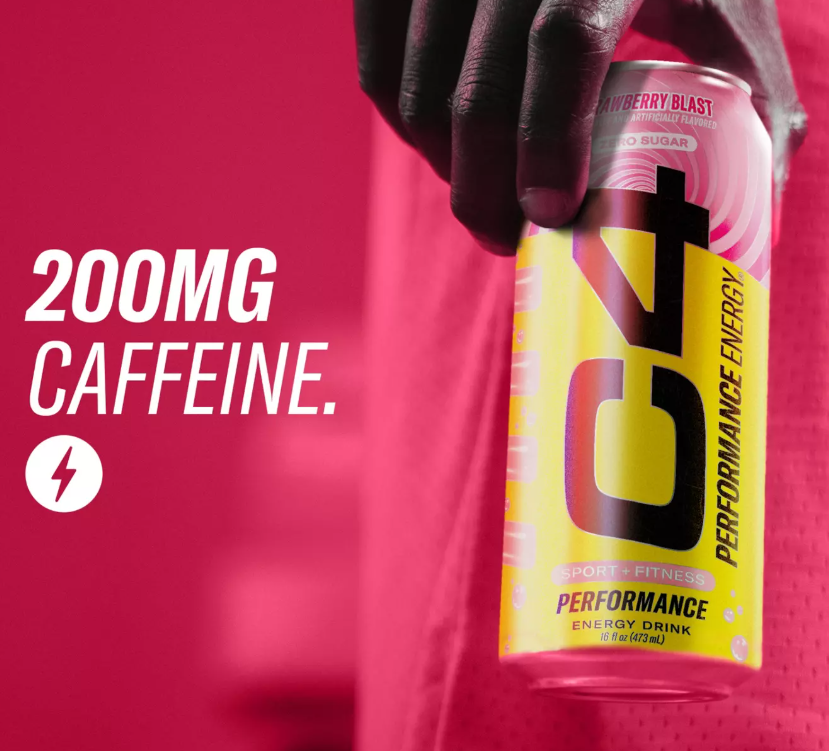 C4 ENERGY DRINK 473 ML STRAWBERRY - Imagen 4