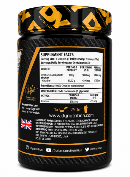THE CREATINE 300 G DY Nutrition - Imagen 3