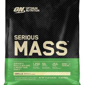 ONSMVN12 SERIOUS MASS VANILLA 12 LBS