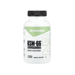 ASHWAGANDHA KSM-66 60 CAPS (NUTRABIO)