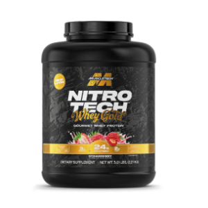 NITROTECH WHEY GOLD STRAWBERRY 5 LBS